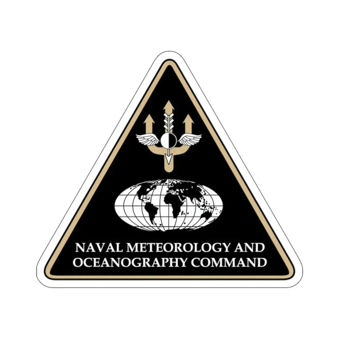 Naval Meteorology & Oceanography Command (U.S. Navy) STICKER Vinyl Kiss-Cut Decal 6 Inch White - The Sticker Space