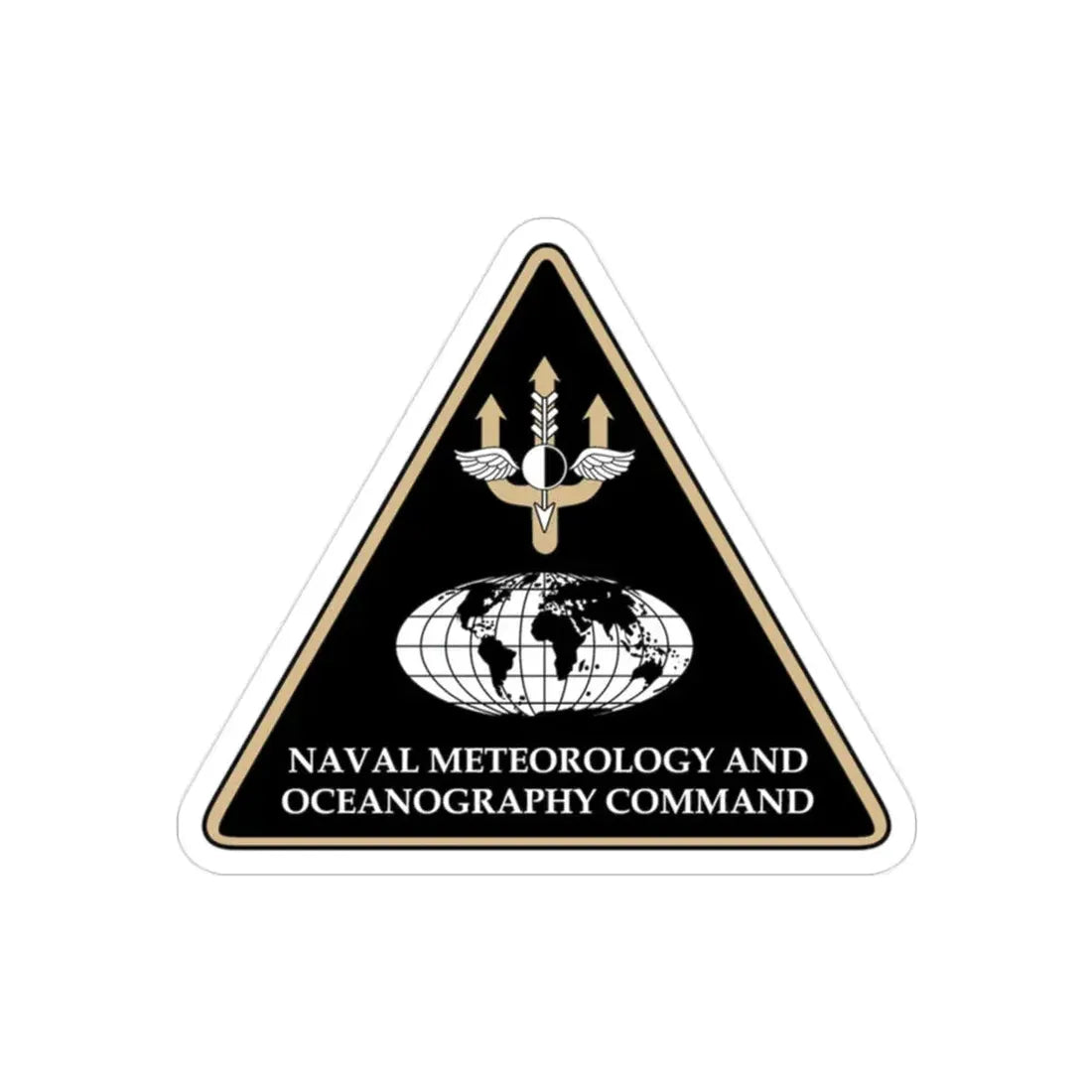 Naval Meteorology & Oceanography Command (U.S. Navy) Transparent STICKER Die-Cut Vinyl Decal 2 Inch Transparent - The Sticker Space