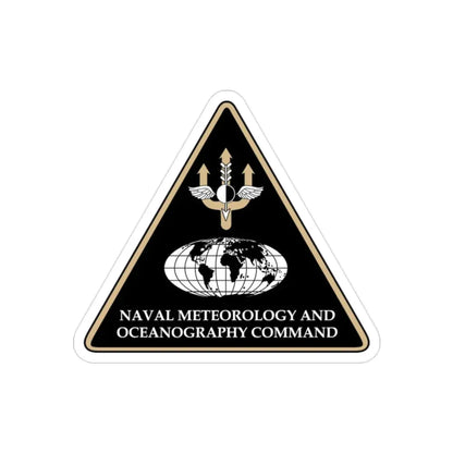 Naval Meteorology & Oceanography Command (U.S. Navy) Transparent STICKER Die-Cut Vinyl Decal 2 Inch Transparent - The Sticker Space