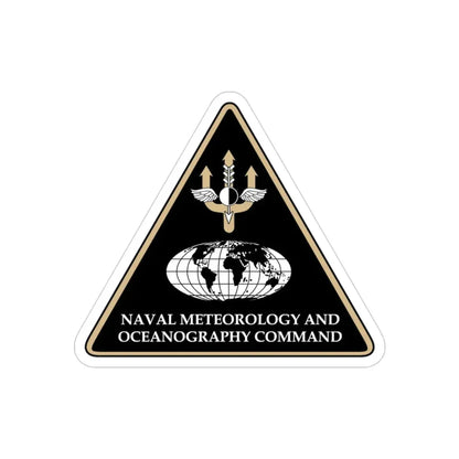 Naval Meteorology & Oceanography Command (U.S. Navy) Transparent STICKER Die-Cut Vinyl Decal 3 Inch Transparent - The Sticker Space