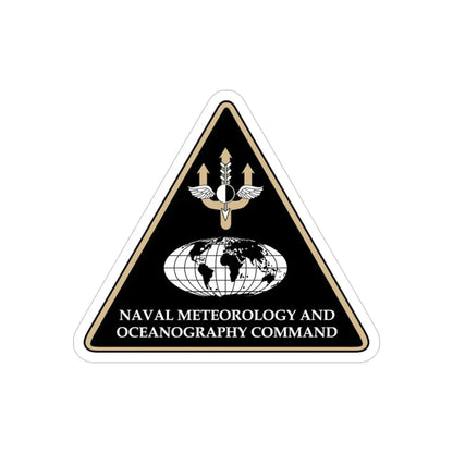Naval Meteorology & Oceanography Command (U.S. Navy) Transparent STICKER Die-Cut Vinyl Decal 4 Inch Transparent - The Sticker Space