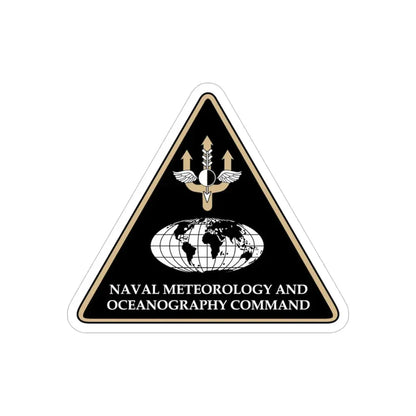 Naval Meteorology & Oceanography Command (U.S. Navy) Transparent STICKER Die-Cut Vinyl Decal 5 Inch Transparent - The Sticker Space