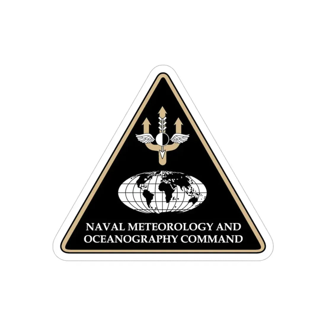 Naval Meteorology & Oceanography Command (U.S. Navy) Transparent STICKER Die-Cut Vinyl Decal 6 Inch Transparent - The Sticker Space