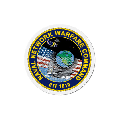 Naval Network Warfare Command CFT 1010 (U.S. Navy) Die-Cut Magnet-5" x 5"-The Sticker Space