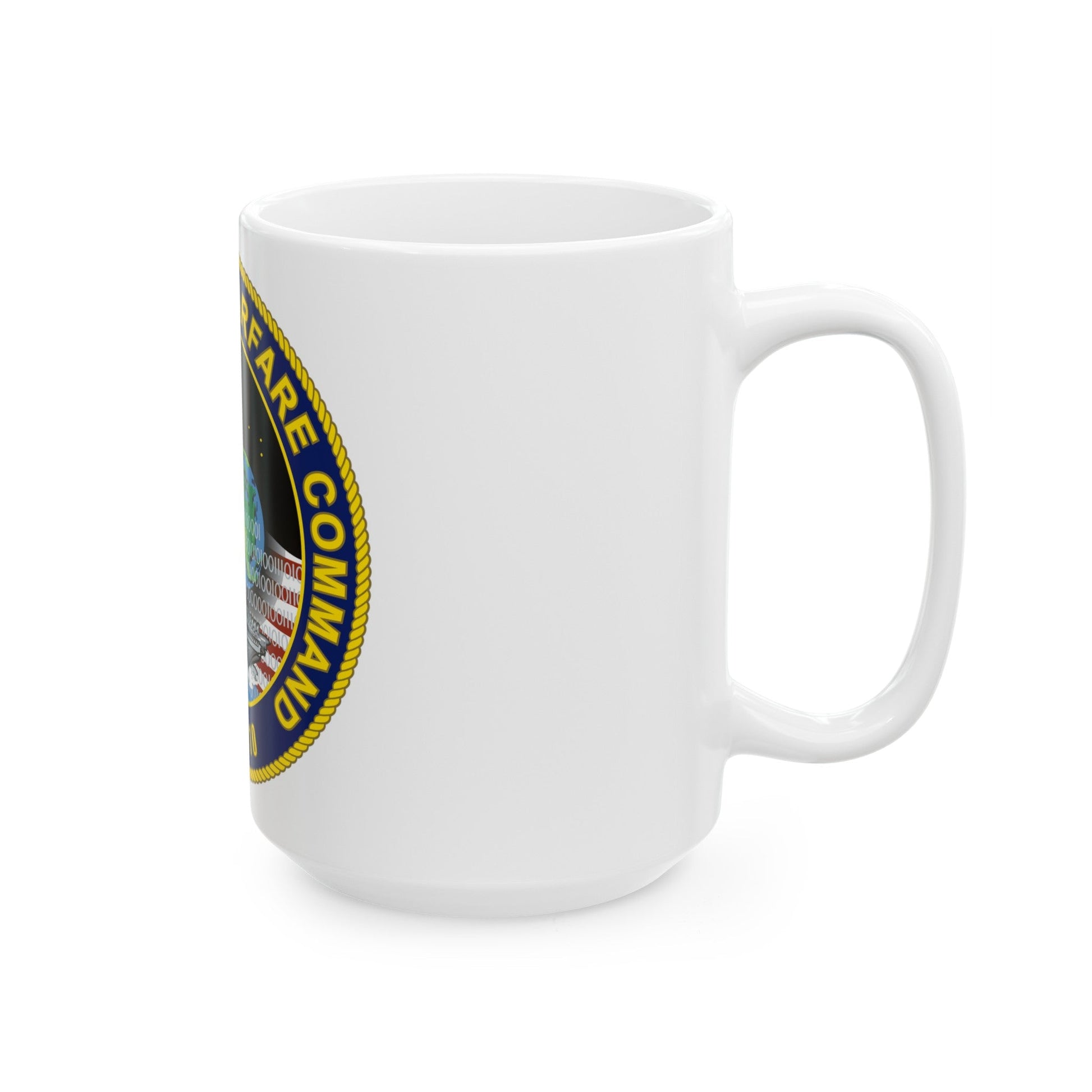 Naval Network Warfare Command CFT 1010 (U.S. Navy) White Coffee Mug-The Sticker Space