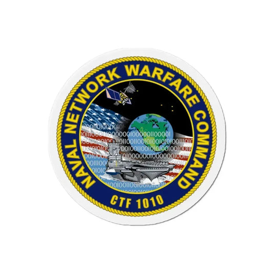 Naval Network Warfare Command CFT 1010 (U.S. Navy) Refrigerator Magnet 2 Inch - The Sticker Space