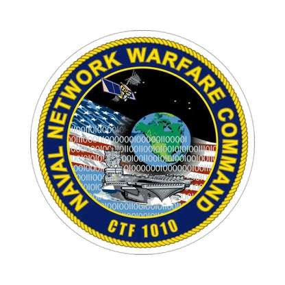 Naval Network Warfare Command CFT 1010 (U.S. Navy) STICKER Vinyl Die-Cut Decal 3 Inch - The Sticker Space
