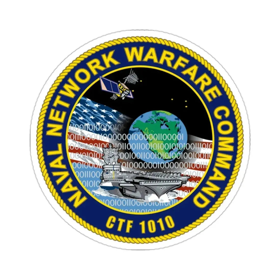 Naval Network Warfare Command CFT 1010 (U.S. Navy) STICKER Vinyl Die-Cut Decal - The Sticker Space