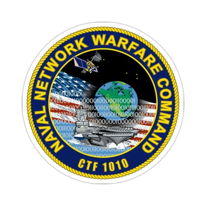 Naval Network Warfare Command CFT 1010 (U.S. Navy) STICKER Vinyl Die-Cut Decal - The Sticker Space
