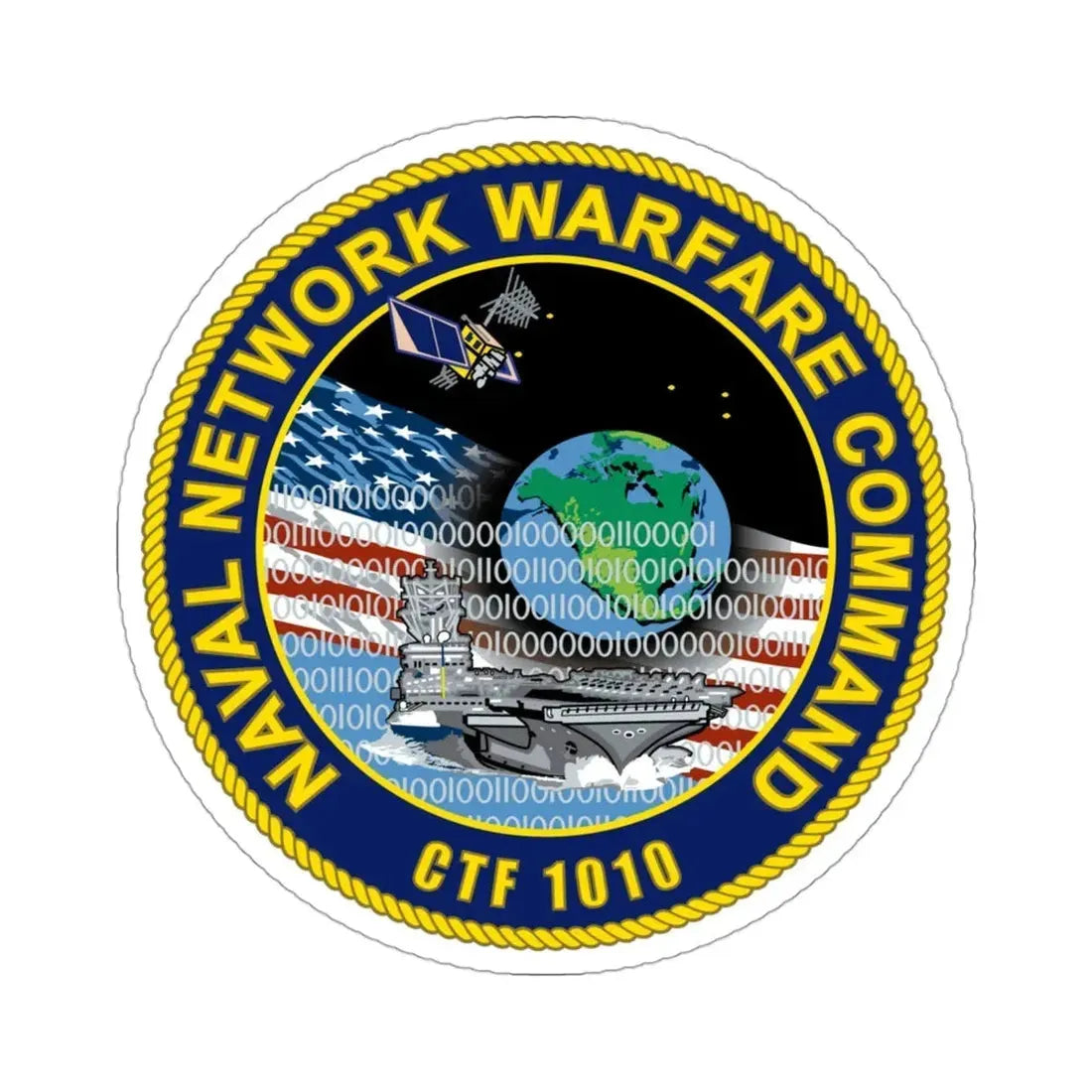 Naval Network Warfare Command CFT 1010 (U.S. Navy) STICKER Vinyl Die-Cut Decal - The Sticker Space