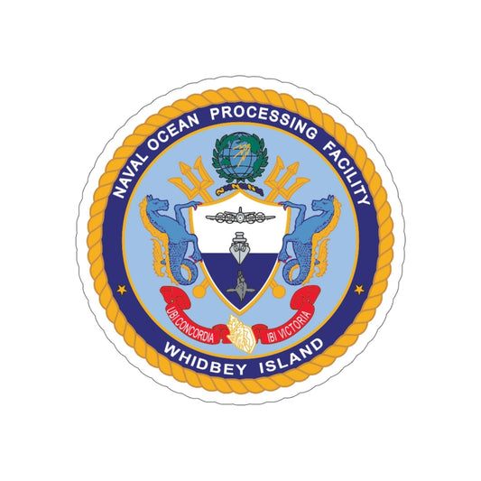 Naval Ocean Processing Facility Whidbey Island (U.S. Navy) STICKER Vinyl Die-Cut Decal-6 Inch-The Sticker Space