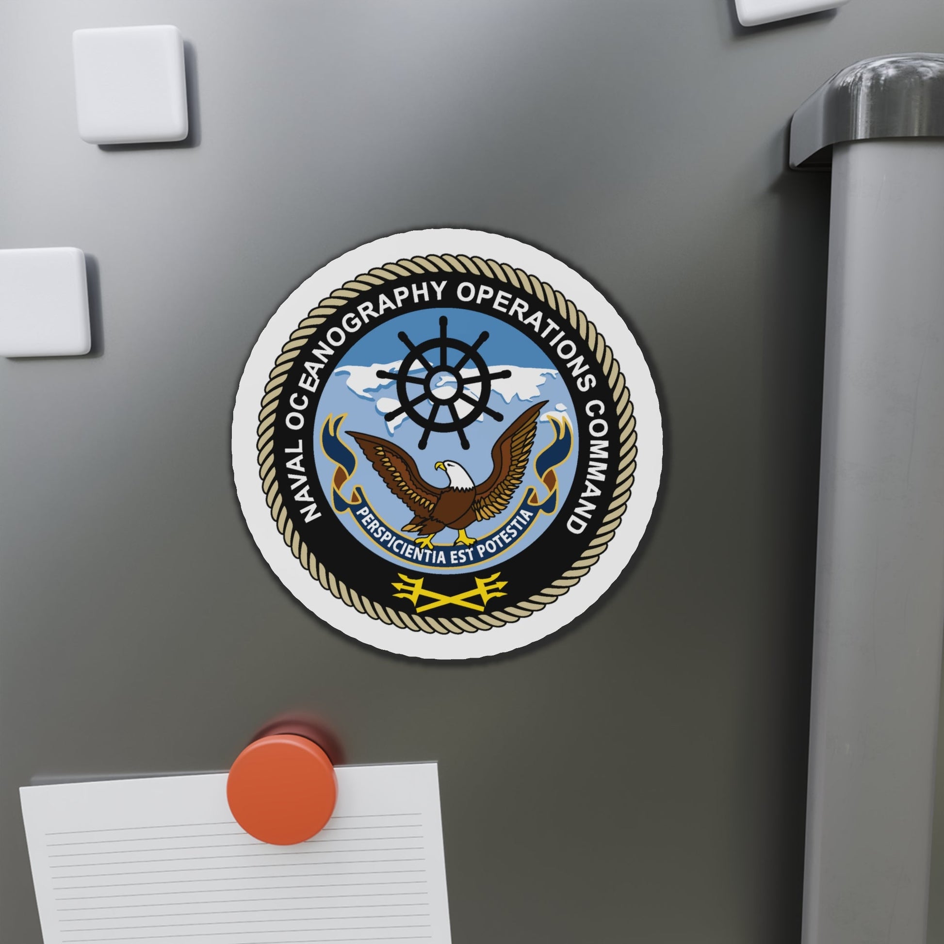 Naval Oceangraphy Operations Command (U.S. Navy) Die-Cut Magnet-The Sticker Space