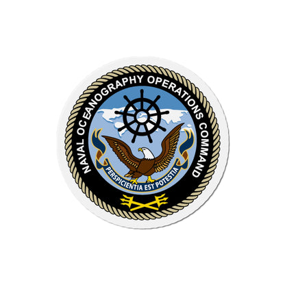 Naval Oceangraphy Operations Command (U.S. Navy) Die-Cut Magnet-4" x 4"-The Sticker Space