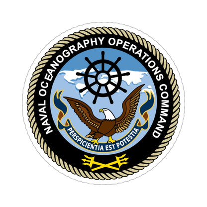 Naval Oceangraphy Operations Command (U.S. Navy) STICKER Vinyl Die-Cut Decal-3 Inch-The Sticker Space