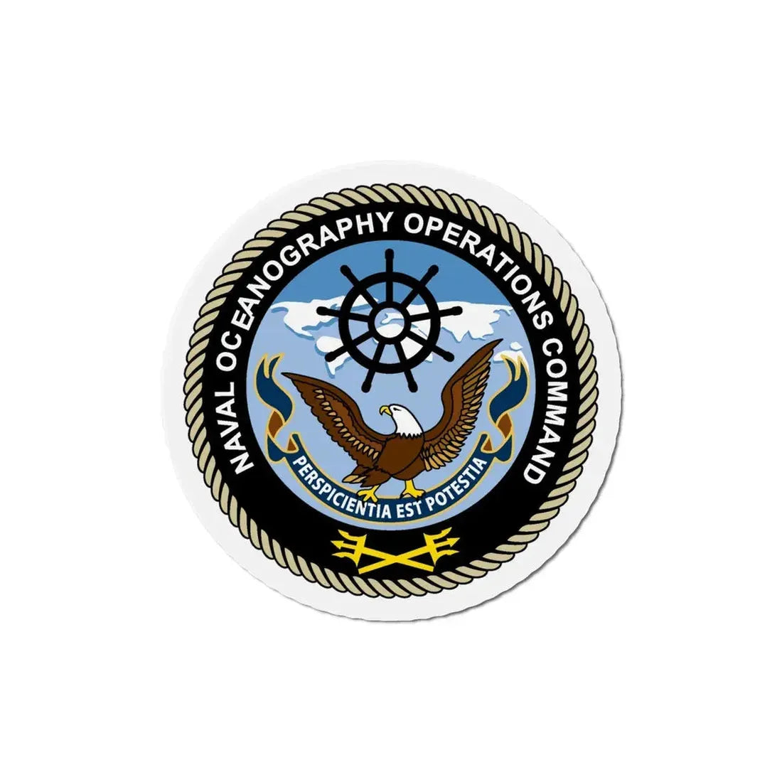 Naval Oceangraphy Operations Command (U.S. Navy) Refrigerator Magnet - The Sticker Space