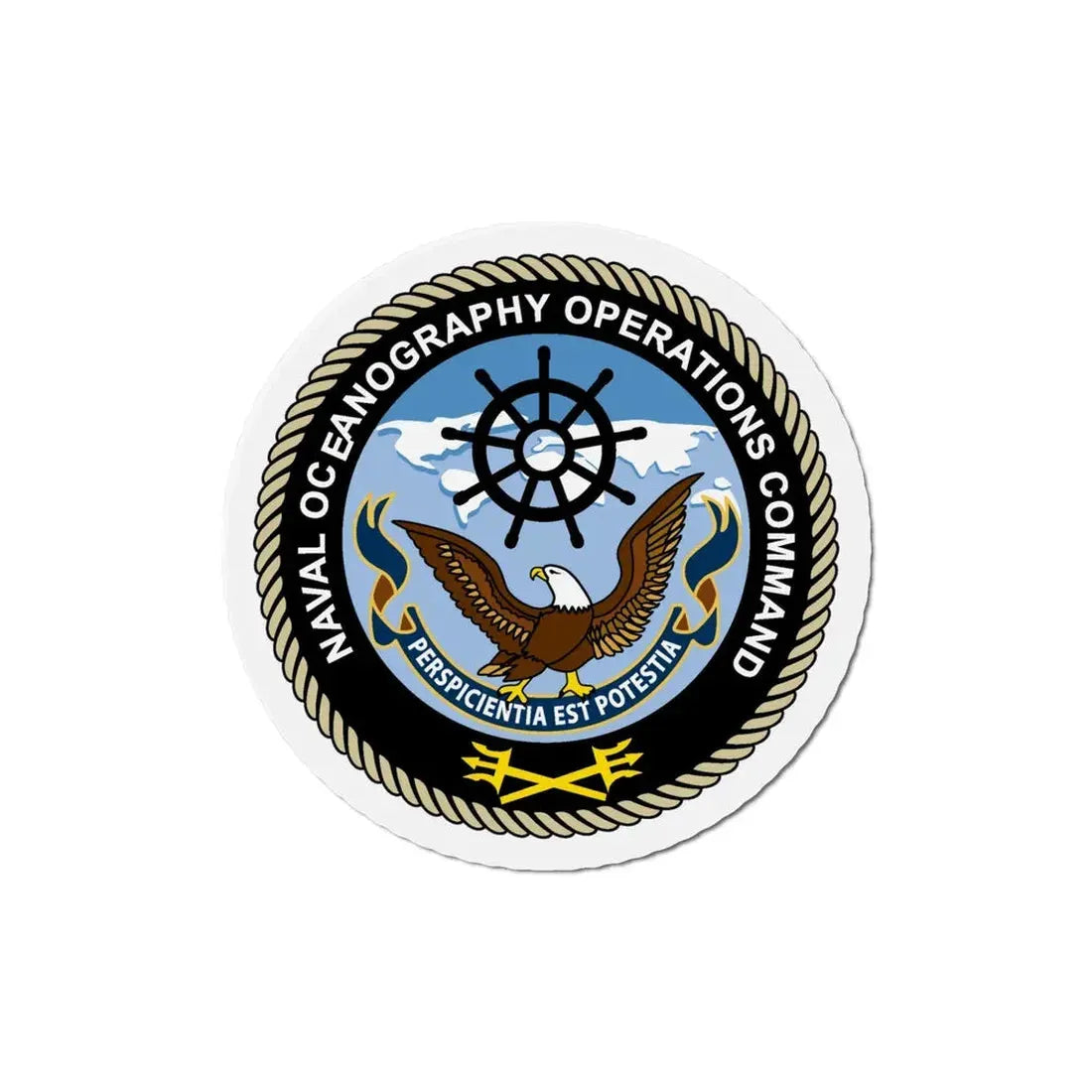 Naval Oceangraphy Operations Command (U.S. Navy) Refrigerator Magnet - The Sticker Space