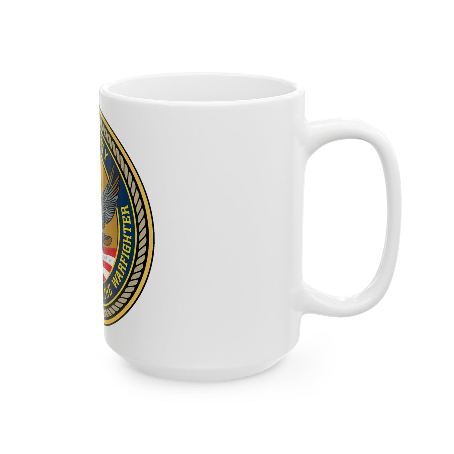 Naval Ordinance Safety and Security (U.S. Navy) White Coffee Mug-The Sticker Space