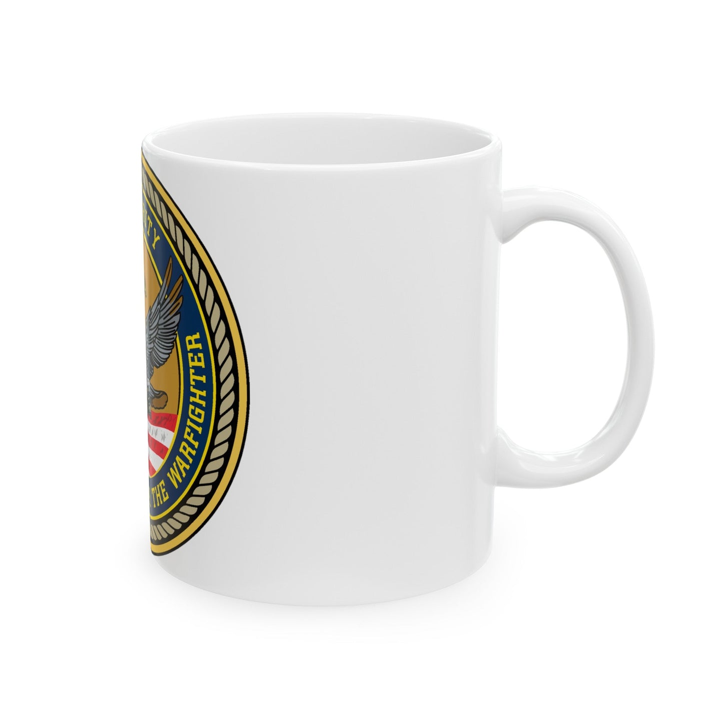 Naval Ordinance Safety and Security (U.S. Navy) White Coffee Mug-The Sticker Space