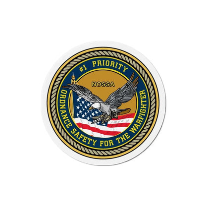 Naval Ordinance Safety and Security (U.S. Navy) Refrigerator Magnet 4 Inch - The Sticker Space