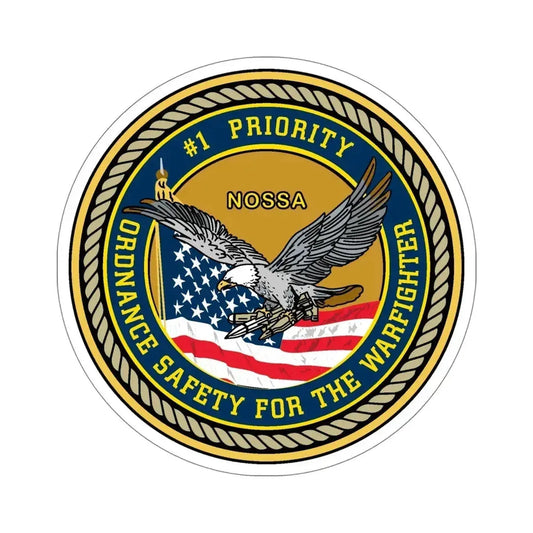 Naval Ordinance Safety and Security (U.S. Navy) STICKER Vinyl Die-Cut Decal 6 Inch - The Sticker Space