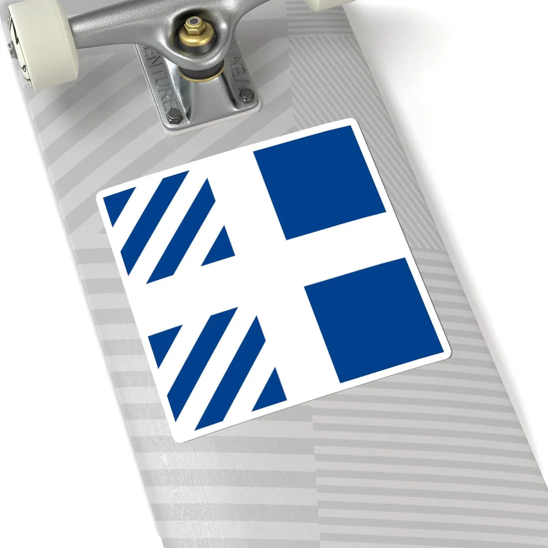 Naval rank flag of Ministers of Greece (Greece) STICKER Vinyl Kiss-Cut Decal - The Sticker Space