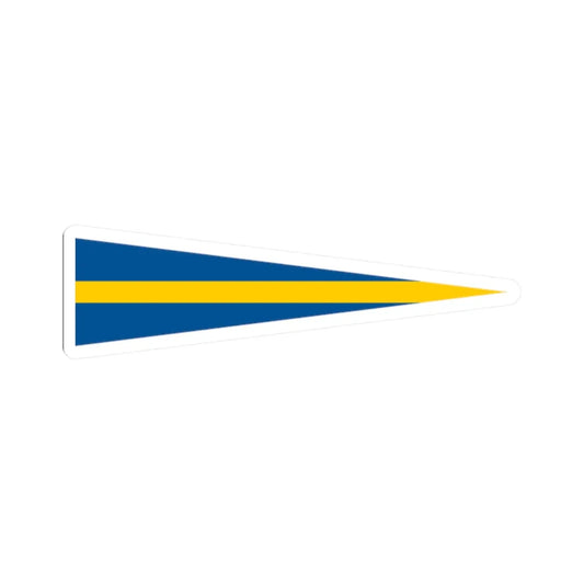 Naval Rank Flag of Sweden - Aldste chef (Sweden) STICKER Vinyl Kiss-Cut Decal 2 Inch White - The Sticker Space