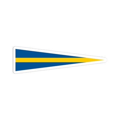 Naval Rank Flag of Sweden - Aldste chef (Sweden) STICKER Vinyl Kiss-Cut Decal 6 Inch White - The Sticker Space