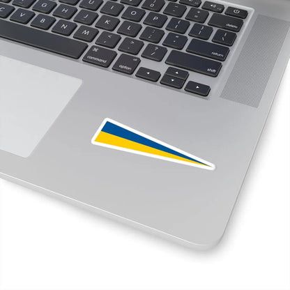 Naval Rank Flag of Sweden - Avdelningschef (Sweden) STICKER Vinyl Kiss-Cut Decal - The Sticker Space