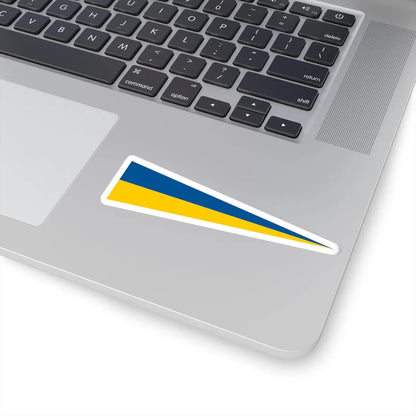 Naval Rank Flag of Sweden - Avdelningschef (Sweden) STICKER Vinyl Kiss-Cut Decal - The Sticker Space