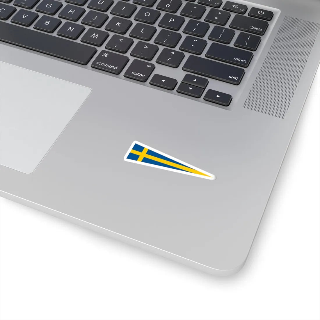 Naval Rank Flag of Sweden - Divisionschef (Sweden) STICKER Vinyl Kiss-Cut Decal - The Sticker Space