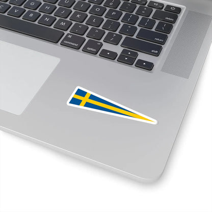 Naval Rank Flag of Sweden - Divisionschef (Sweden) STICKER Vinyl Kiss-Cut Decal - The Sticker Space