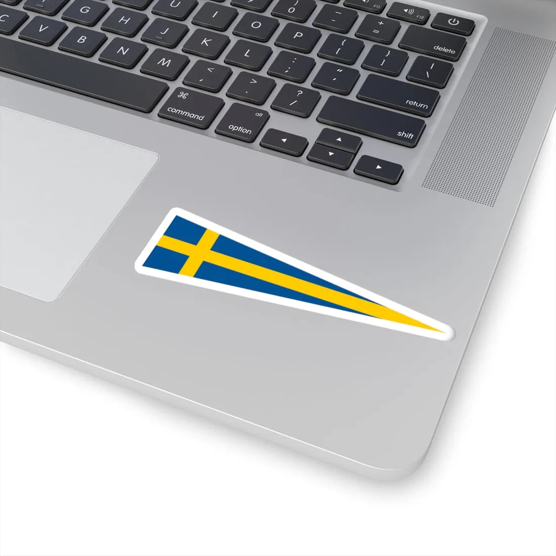 Naval Rank Flag of Sweden - Divisionschef (Sweden) STICKER Vinyl Kiss-Cut Decal - The Sticker Space