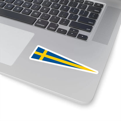 Naval Rank Flag of Sweden - Divisionschef (Sweden) STICKER Vinyl Kiss-Cut Decal - The Sticker Space