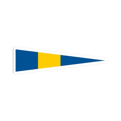 Naval Rank Flag of Sweden - Flottiljchef (Sweden) STICKER Vinyl Kiss-Cut Decal 3 Inch White - The Sticker Space