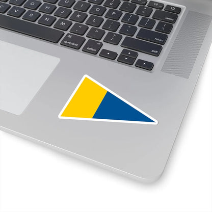 Naval Rank Flag of Sweden - Orlogsgaljadet (Sweden) STICKER Vinyl Kiss-Cut Decal - The Sticker Space
