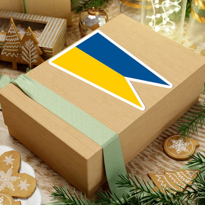 Naval Rank Flag of Sweden - Orlogsstandert (Sweden) STICKER Vinyl Kiss-Cut Decal - The Sticker Space