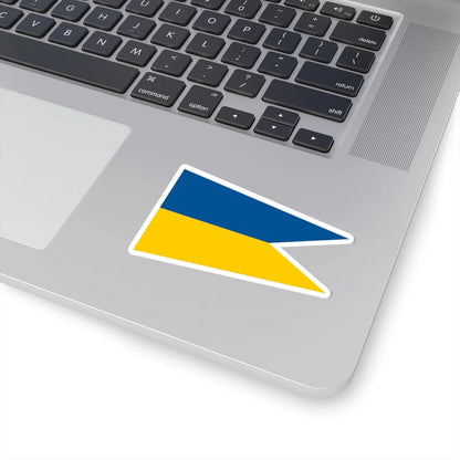 Naval Rank Flag of Sweden - Orlogsstandert (Sweden) STICKER Vinyl Kiss-Cut Decal - The Sticker Space