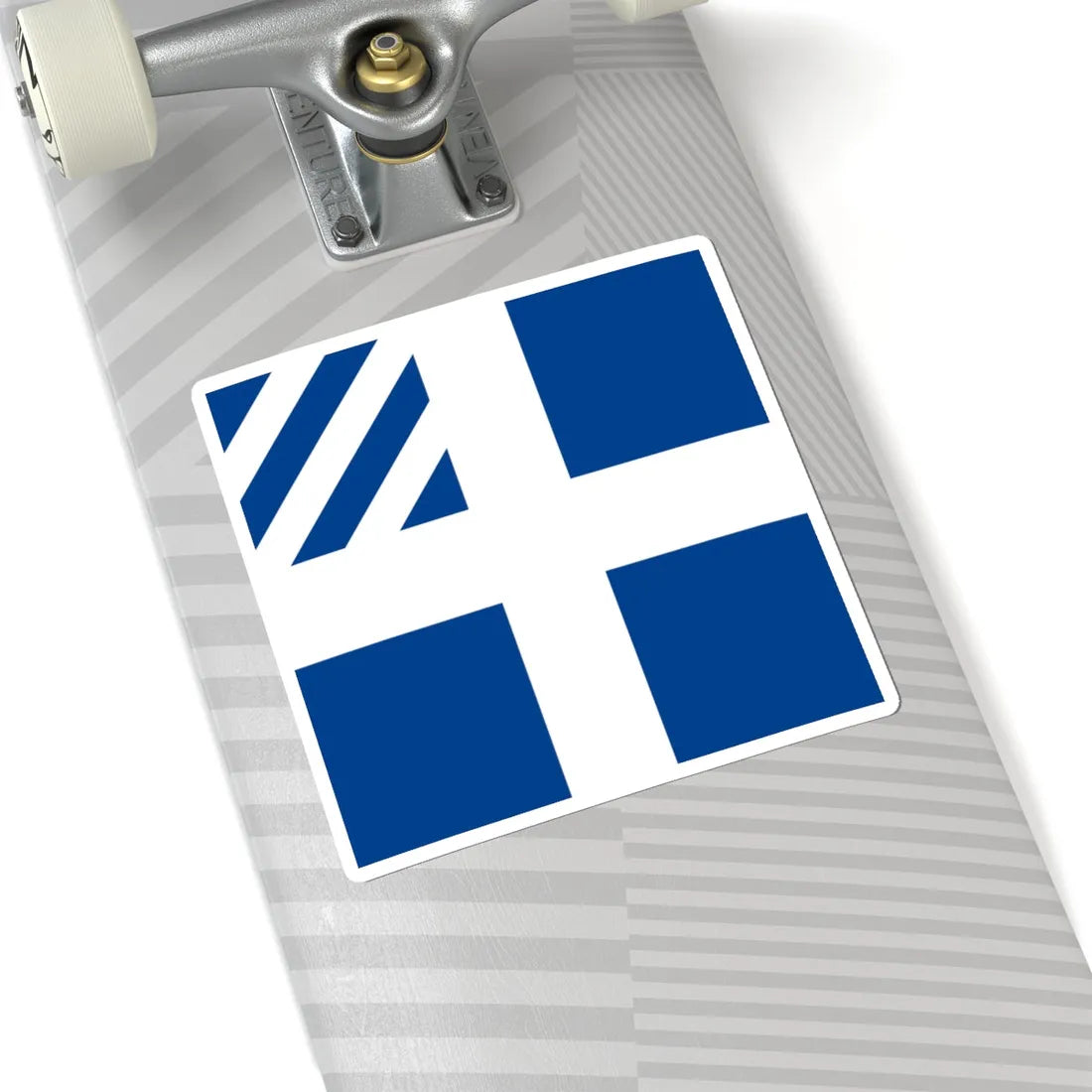 Naval rank flag of the Prime Minister of Greece (Greece) STICKER Vinyl Kiss-Cut Decal - The Sticker Space