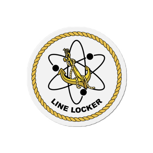 Naval Reactors Line Locker (U.S. Navy) Die-Cut Magnet-2" x 2"-The Sticker Space