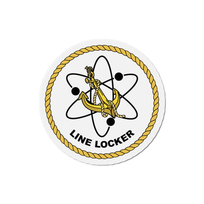 Naval Reactors Line Locker (U.S. Navy) Die-Cut Magnet-3" x 3"-The Sticker Space