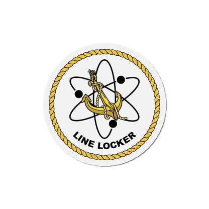 Naval Reactors Line Locker (U.S. Navy) Die-Cut Magnet-6 × 6"-The Sticker Space