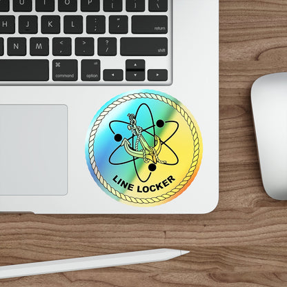 Naval Reactors Line Locker (U.S. Navy) Holographic STICKER Die-Cut Vinyl Decal-The Sticker Space