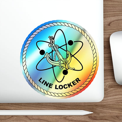 Naval Reactors Line Locker (U.S. Navy) Holographic STICKER Die-Cut Vinyl Decal-The Sticker Space