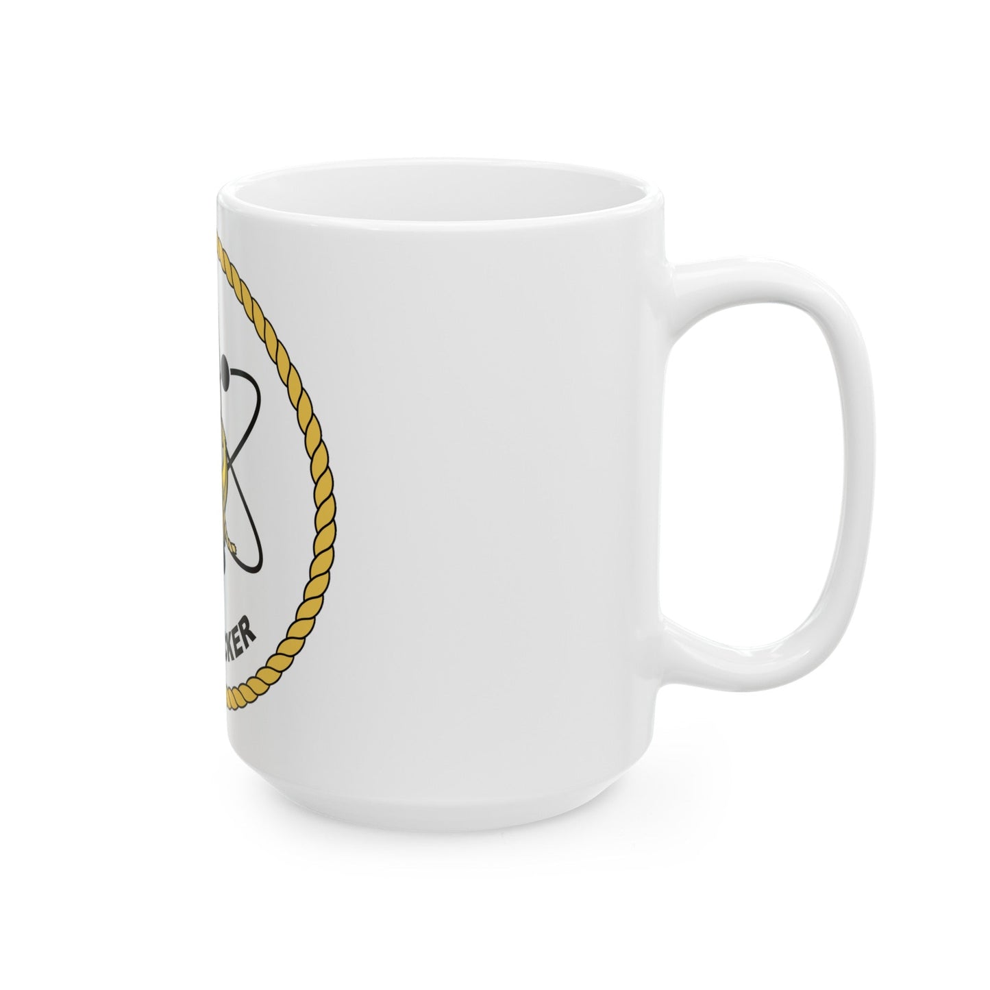 Naval Reactors Line Locker (U.S. Navy) White Coffee Mug-The Sticker Space