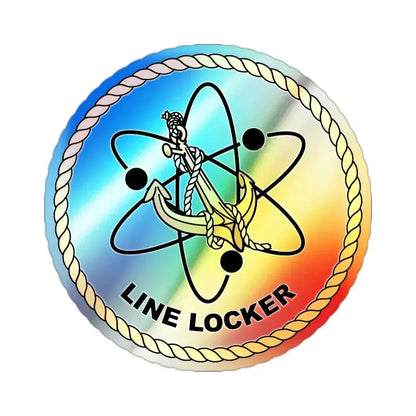 Naval Reactors Line Locker (U.S. Navy) Holographic STICKER Die-Cut Vinyl Decal 2 Inch Holographic - The Sticker Space