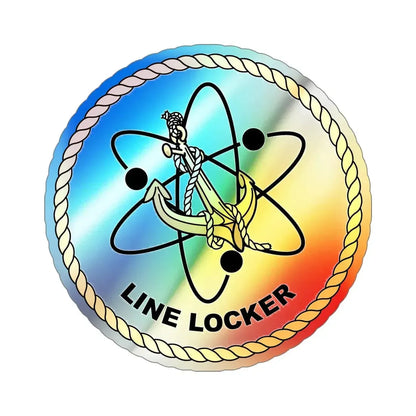 Naval Reactors Line Locker (U.S. Navy) Holographic STICKER Die-Cut Vinyl Decal - The Sticker Space