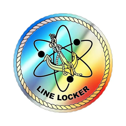 Naval Reactors Line Locker (U.S. Navy) Holographic STICKER Die-Cut Vinyl Decal - The Sticker Space
