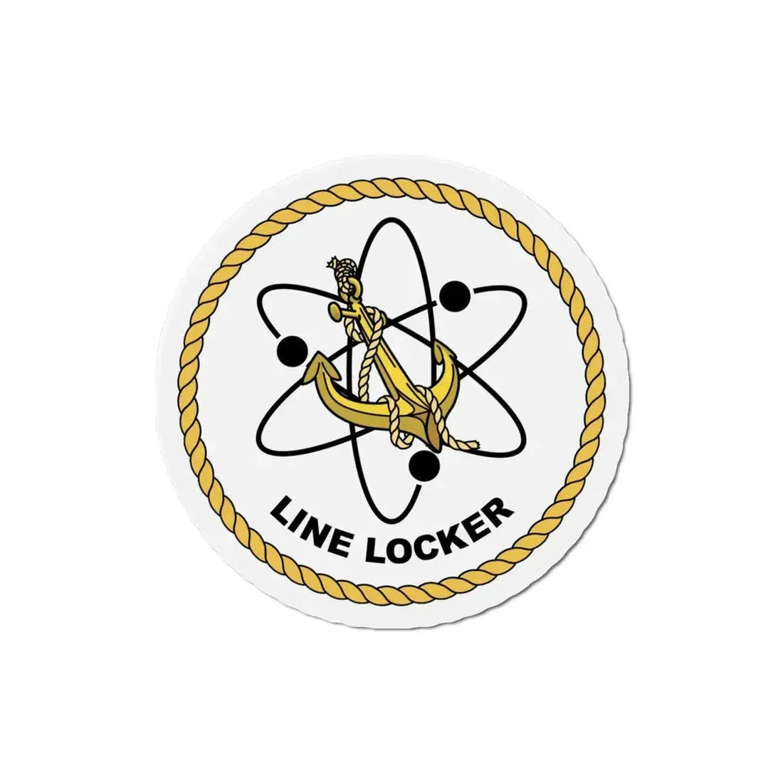 Naval Reactors Line Locker (U.S. Navy) Refrigerator Magnet 4 Inch - The Sticker Space