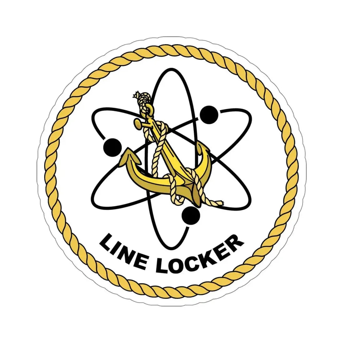 Naval Reactors Line Locker (U.S. Navy) STICKER Vinyl Die-Cut Decal 6 Inch - The Sticker Space