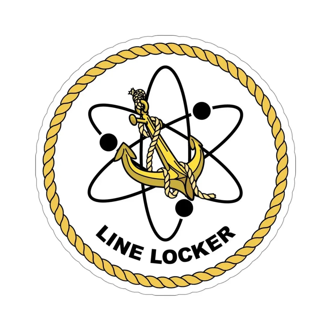 Naval Reactors Line Locker (U.S. Navy) STICKER Vinyl Die-Cut Decal - The Sticker Space